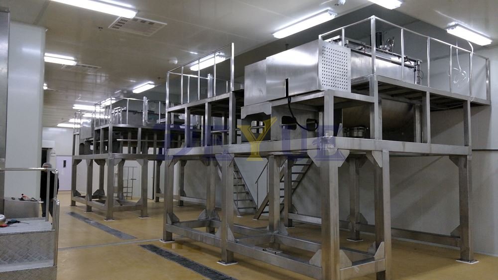 奶粉乳制品行業(yè)-螺帶混合機(jī)(圖1) 平湖某食品公司